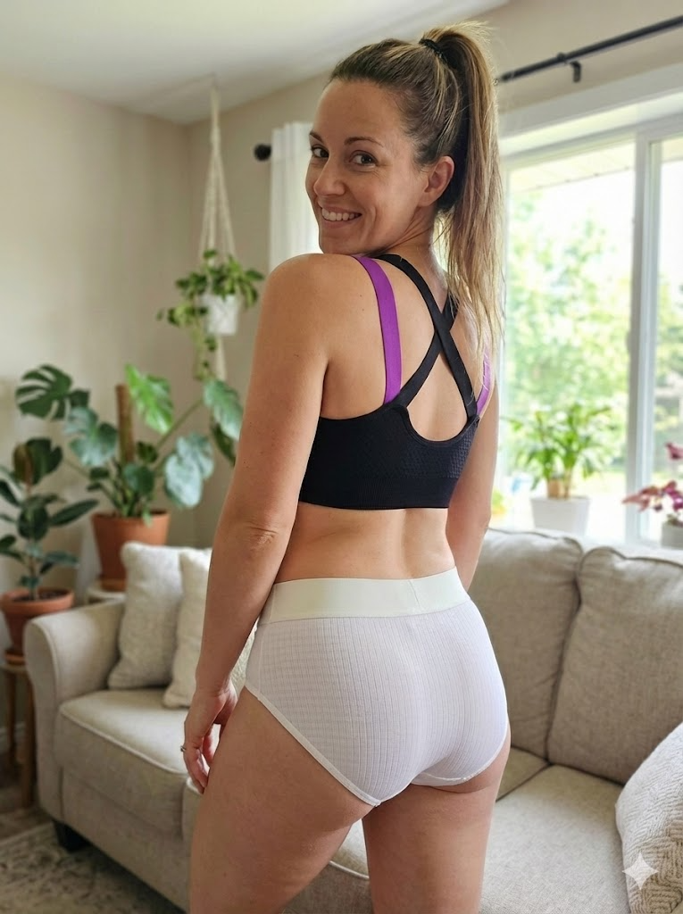 Sateileva pack of 3 Cloud Fashion Women's Activewear Panties– Breathable Sports Briefs with Wide Elastic Waistband