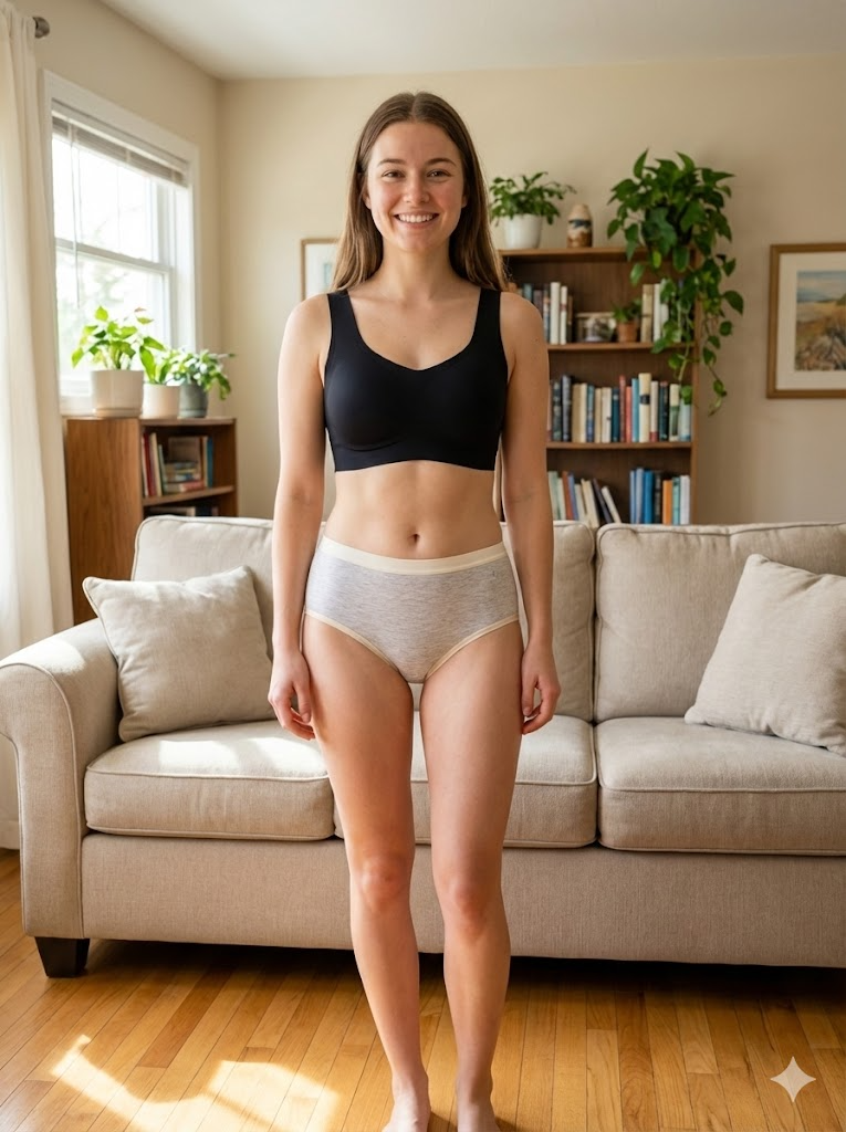 Sateileva Pack of 3 and 5 Women's Ribbed Cotton Panties | Soft Breathable Activewear Briefs with Contrast Waistband | Full Coverage Underwear for Daily Use