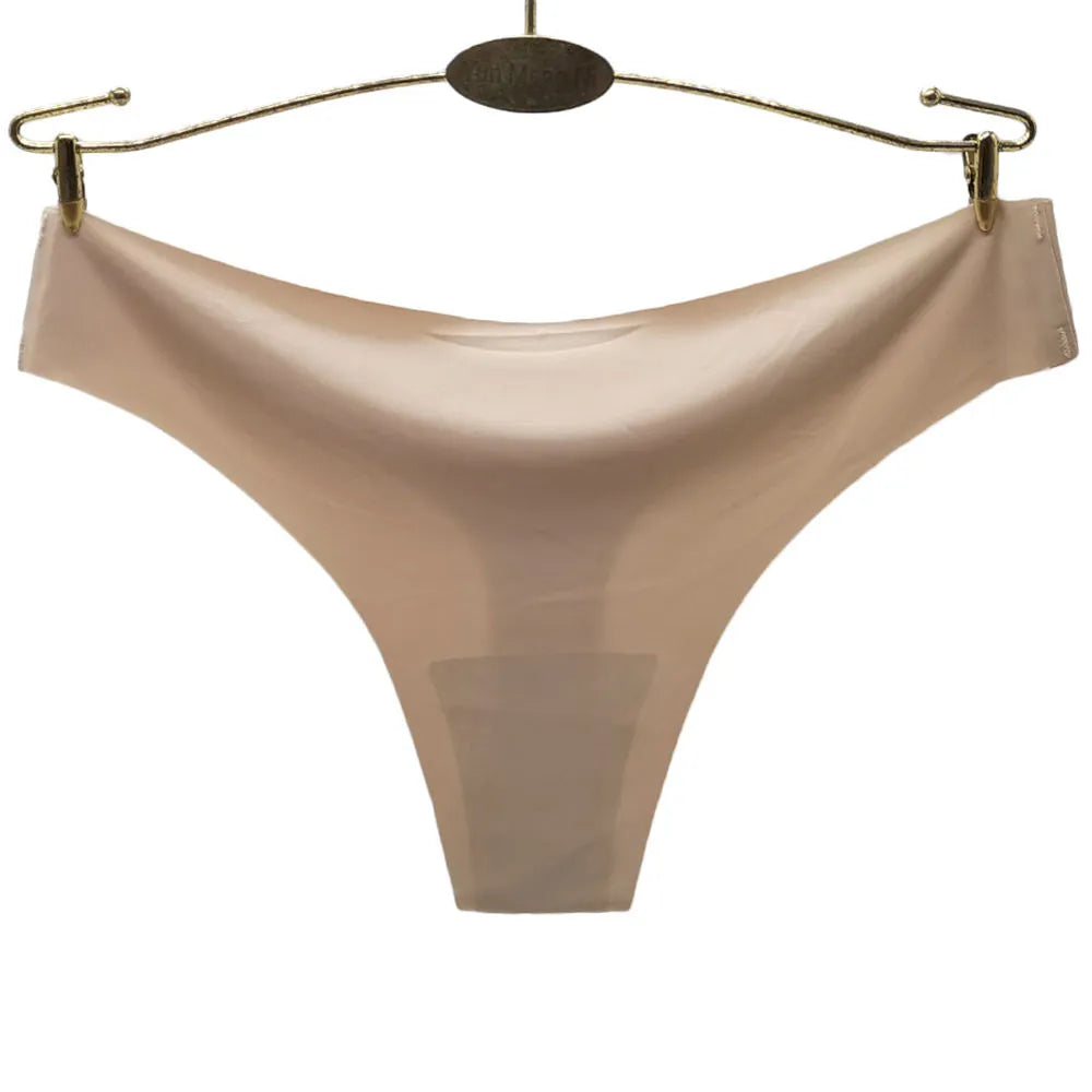 Sateileva Women’s pack of (3 and 6 ) Seamless No-Show Thong – Invisible Low-Rise Panties for Leggings & Tight Dresses